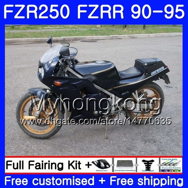 FZRR für Yamaha FZR-250 FZR 250R Lager neu schwarz FZR250 90 91 92 93 94 95 250HM.14 FZR 250 FZR250R 1990 1991 1992 1993 1994 1995 Verkleidungsset