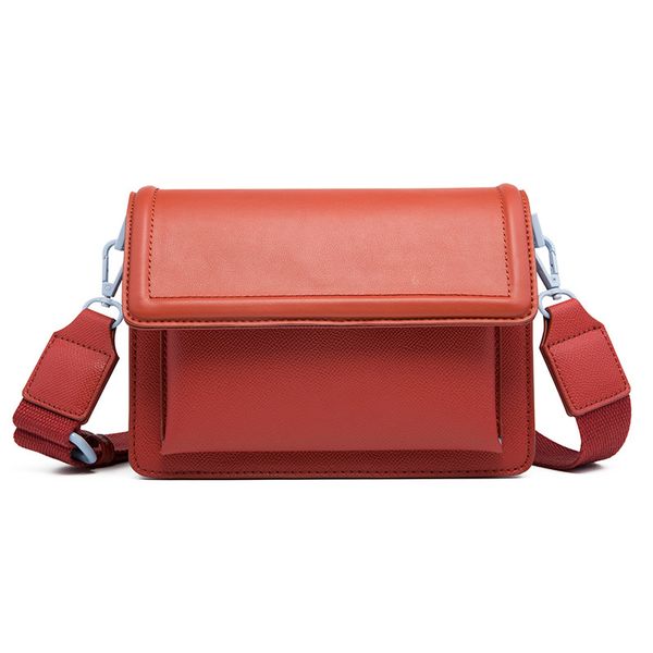 

2020 new korean version of the messenger bag personality female bag fashion shoulder simple pu small square a30