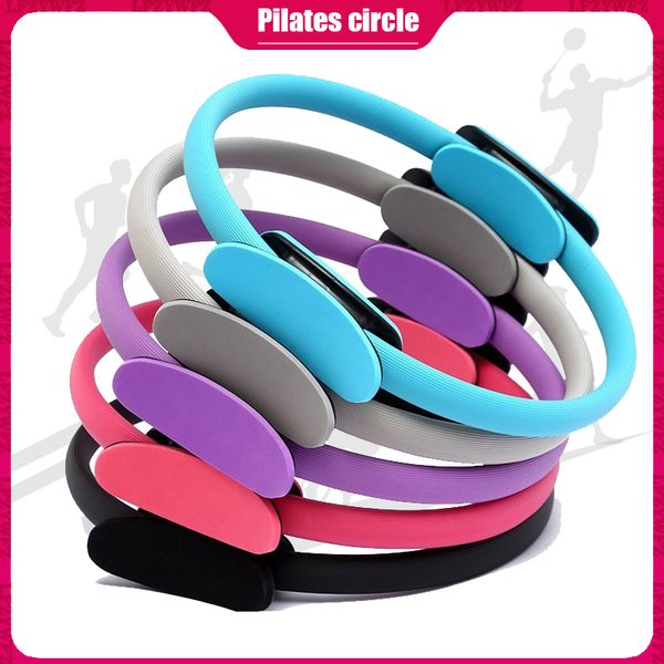 

yoga pilates ring exercise magic crescent handle ring ladies ffitness exercise resistance gym pilates accessories