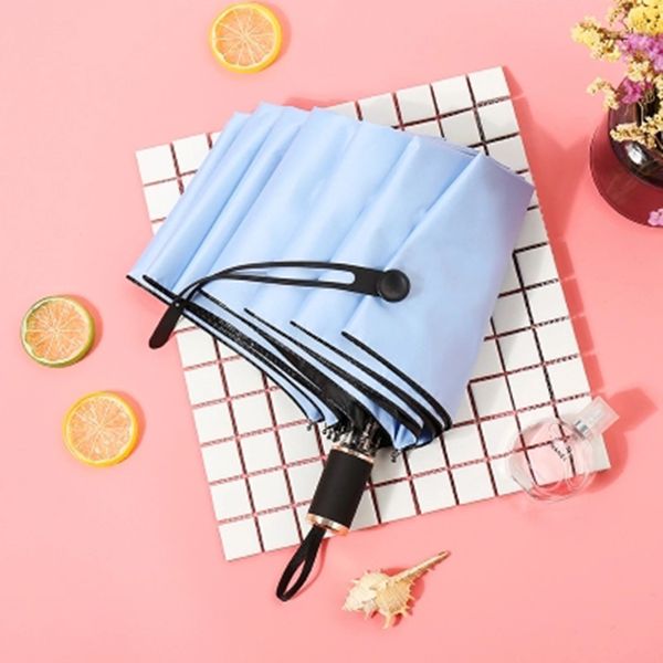 

stylish anti uv famale sunny umbrella rain women floding mini sun umbrella men windproof outdoor rain umbrellas for kids uby058