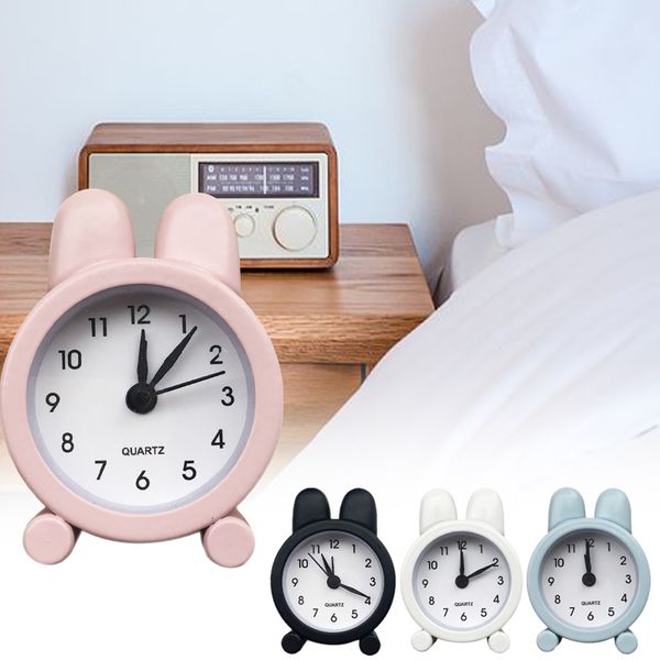 

portable travel ears decoration gifts student electronic mini rustproof metal home office mechanical alarm clock