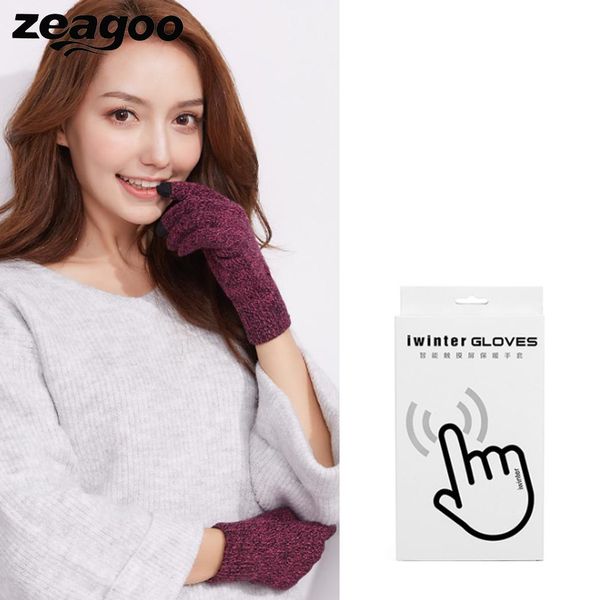 

men women winter warm stretch touchscreen solid gloves men, mittens casual, street, outdoor fall, Blue;gray