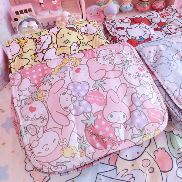 

1pc large capacity melody big ear dog pudding dog travel outgoing girls women storage bags gifts