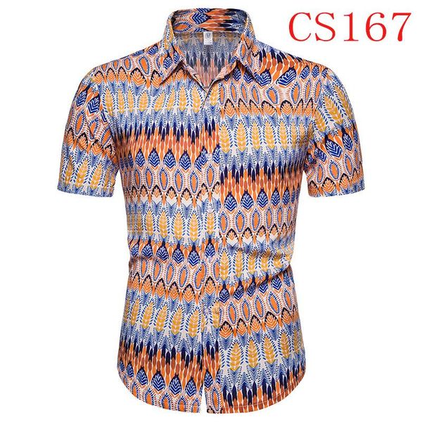 

2020 mens ethnic short sleeve casual cotton printing hawaiian shirt blouse couple loose hawaii vintage african print, White;black