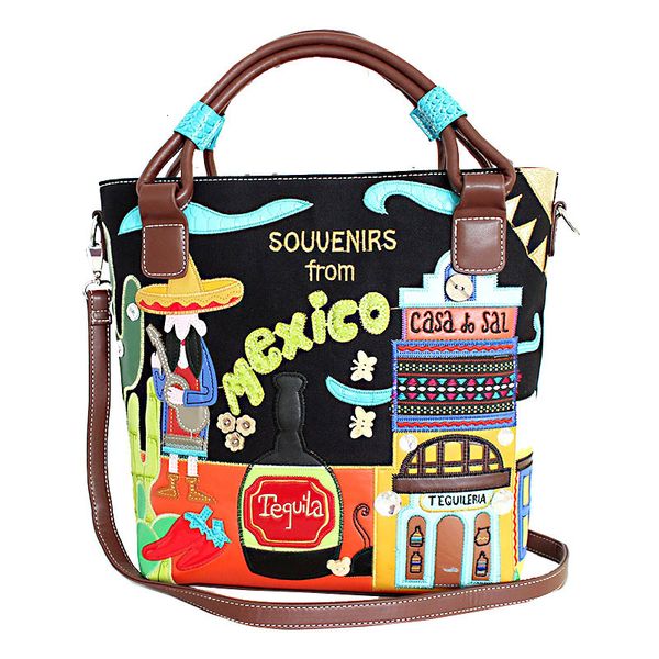 

2019 handbags women bags portable oblique satchel embroidery originality bag tide large capacity canvas bag