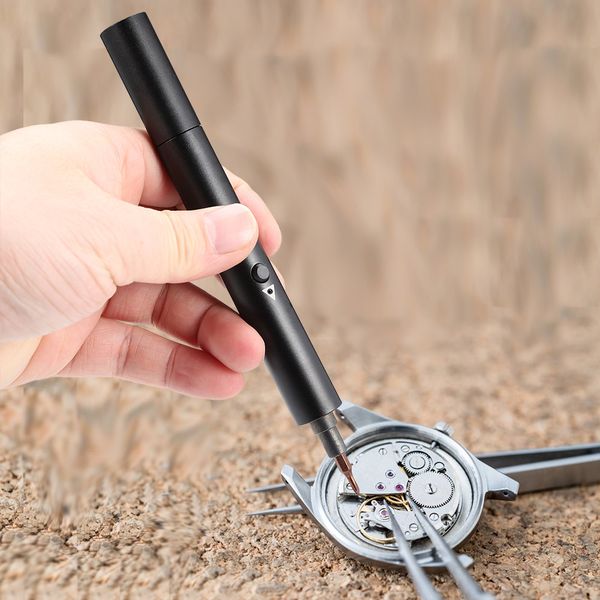 

precision mini electric screwdriver set rechargeable cordless power screw driver kit alloy steel screwdriver bit set hand tools