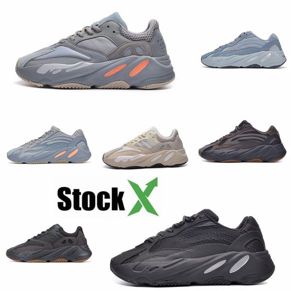 

2020 700 v2 designer triple white zebra uv light kanye west sneakers men women running shoes us5 .5 -11 .5 #qa595