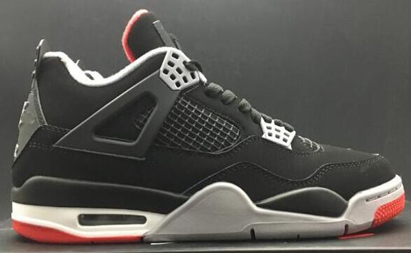 

New Hot Classic 4s Basketball Shoes Men J4 Sneakers Black Trainers 4 FLIGHT NOSTALGIA Bred Pure Money ALTERNATE Fast Shipping 00