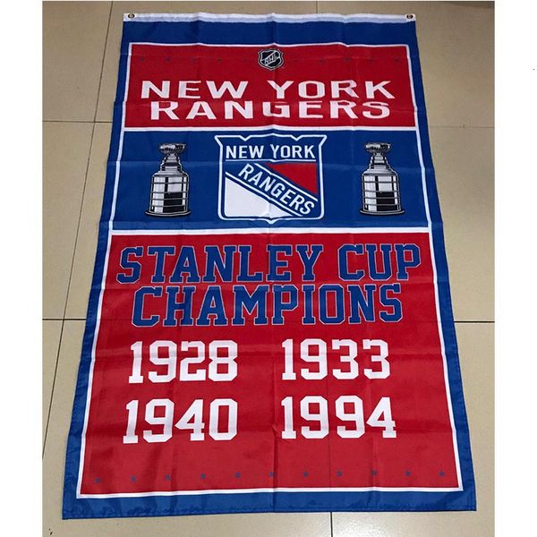 

Нью-Йорк Рейнджерс 3x5 Stanley Cup Champions Flag Декорации для дома Флаг Баннер Подарки