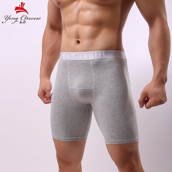 

78lbx sports leggings boxer underwear pure tight pants underwear tight pants cotton sweat-absorbing men's lengthened breathable legging, Black;white