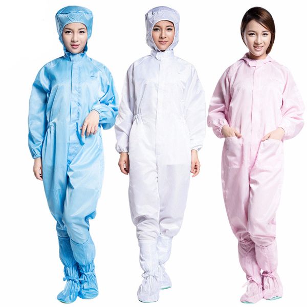 

one piece coverall hazmat suit protection four-color protective clothing disposable factory safety clothingdust-workshop suit