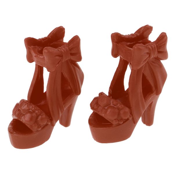 

высокие ботинки пятки для blythe doll 1/6 моды обуви для licca куклы мини-обуви