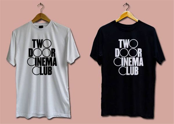 Fashion T Shirt Hipster Cool Tops Two Door Cinema Club Crew Neck Men Short Sleeve Tall T Shirt Black Shirts Long Sleeve Shirt From Yusheng88811