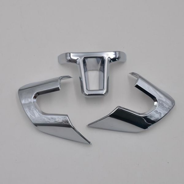

3pcs chrome steering wheel cover trim sticker for vw golf mk6