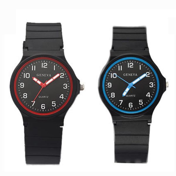 

men round dial silicone band quartz analog arabic numbers sports wrist watch 2018new, Slivery;brown