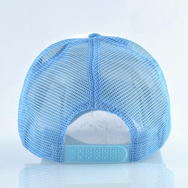

snapback mesh baseball cap summer outdoor sport hats for men women fashion trucker caps boys girls hip hop skateboard casquette, Blue;gray