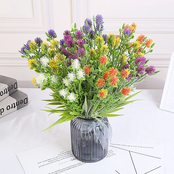 

artificial plants 39cm dandelion grass greenery wedding decoration home decoration artificial grass faux plants fake