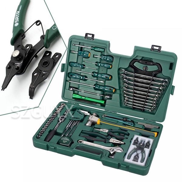 

multifunctional mechanical combination set 58 mechanical equipment repair tools sleeve screwdriver ratchet wrench