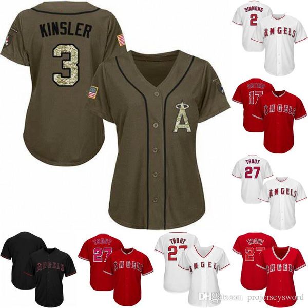 

Womens & Youth Los Angeles 5 Albert Pujols 2 Andrelton Simmons 17 Shohei Ohtani 27 Mike Trout 56 Kole Calhoun Angels Baseball Jerseys