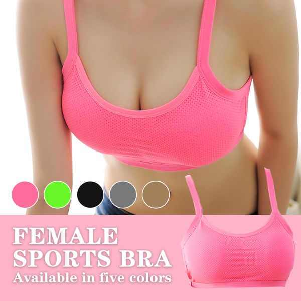 

charming yoga fitness quick drying underwear training seamless women padded vest sport bra soft women bandage, White;black