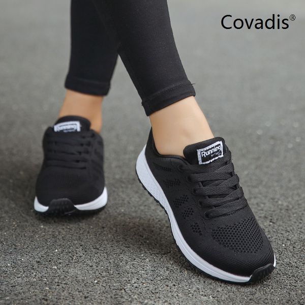 

brand women pink white flat sneakers shoes tenis feminino fashion mesh walking shoes comfortable woman casual jogging, Black