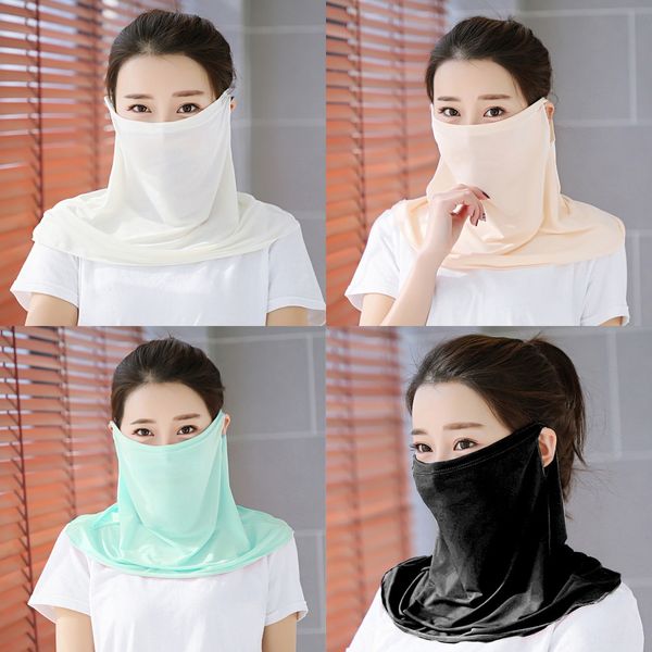 

pvjjs face halfscarves scarf nose er cycling bandanas scarf designer trump headband sports head masks washable protective face mask, Black