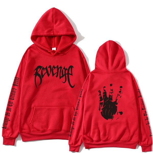 

2020harajuku style spring autumn revenge kill hoodies xxxtentacion mens hip hop hoodie sweatshirt orange black pullover