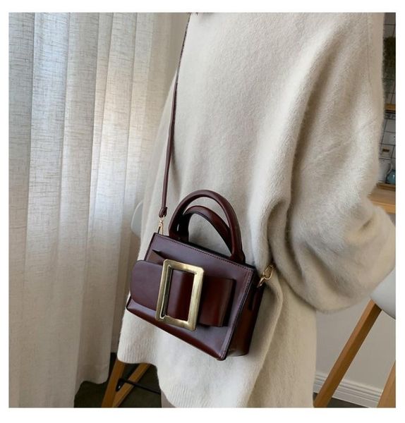 

women's shoulder bag messenger bag boutique pu women's fashion new korean version small square trend all-around