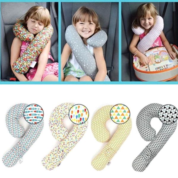 

1pcs car children neck pillow comfortable cotton travel pillow for adults nap sleeping head neck shoulder protector support