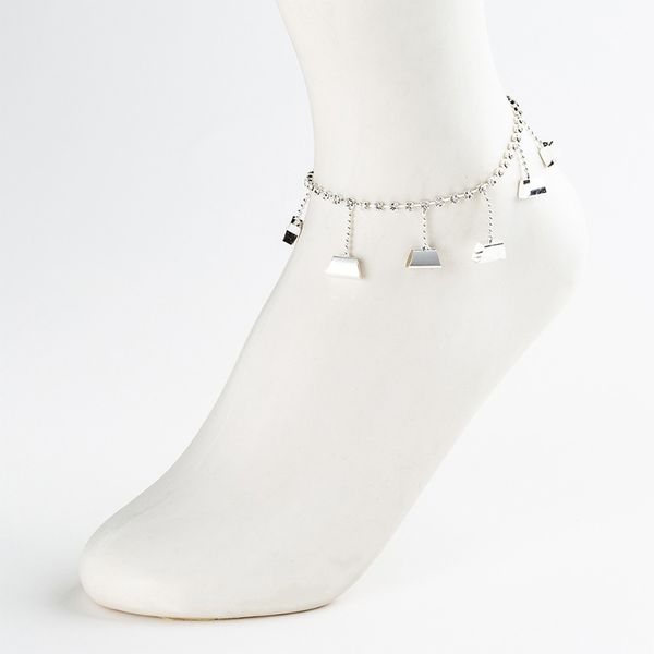 

yfjewe girls ankle leg chain charm bracelet fashion beach jewelry vintage bracelet foot jewelry retro anklet for women a031, Red;blue