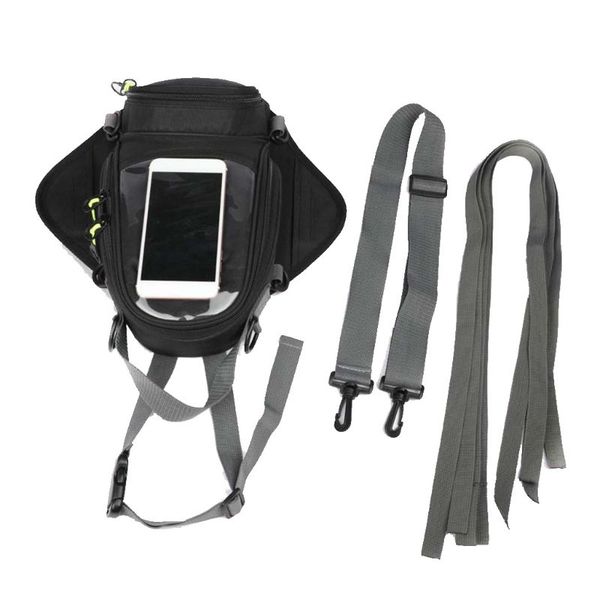 

motorcycle new fuel bag mobile phone navigation bag multi-functional small oil tank package magnetic fixed hard straps