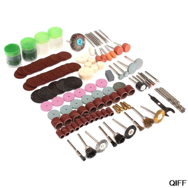 

rotary tool accessory attachment set kit grinding sanding polishing sander abrasive wood drill july 3