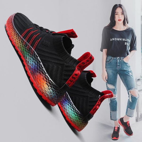 

dad shoes women's 2019 summer breathable trendy shoes macbook athletic online celebrity spring super fire intellectual smo, Black