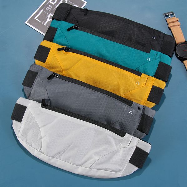 

new colorful waist bag waterproof waist bum bag running jogging belt pouch zip fanny pack sport runner crossbody bags for women