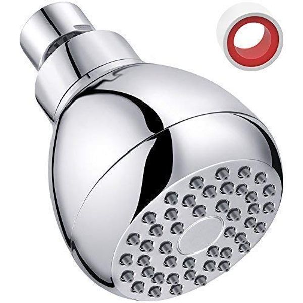 

высокое давление насадки для душа 3 дюйма anti-засорить anti-leak fixed showerhead chrome с регулируемым поворотными латунным шаровым шарнир