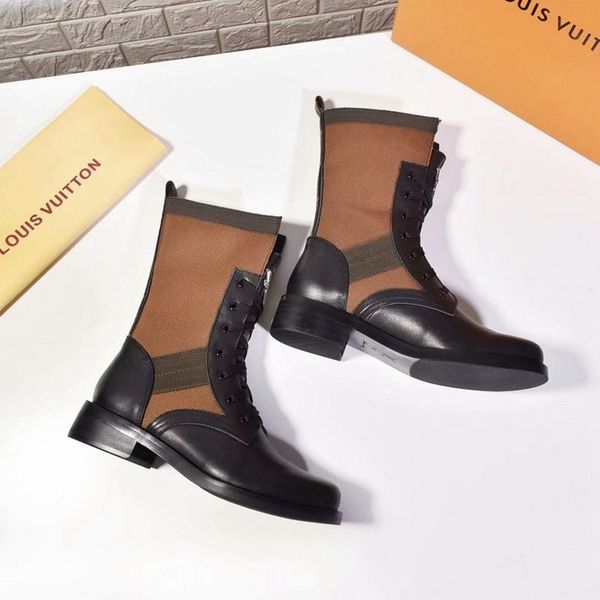 

h3 new ladies fashion casual boots wedding party high heels luxury woman boots original box packaging zapatos de mujer, Black