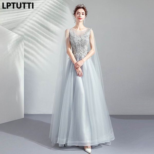 

lptutti embroidery crystal new for women elegant date ceremony party prom gown formal gala events luxury long evening dresses, White;black