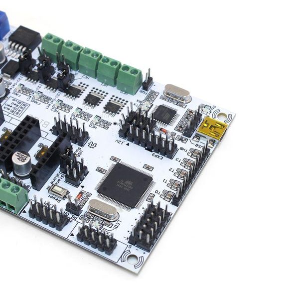 Freeshipping ATMEGA2560 Rumba Para 3D placa-mãe de impressora rumba MPU / acessórios para impressoras 3D RUMBA Conselho de controle de versão otimizada