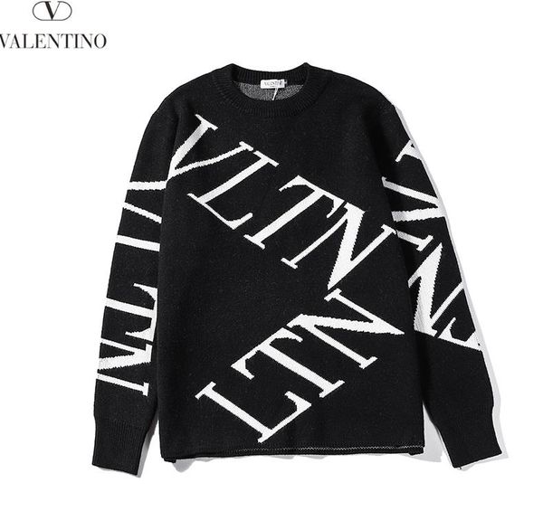 

Tiger 13 valentino herd fleece weater fa hion men woen o neck hoody weat hirt women hoodie lady hoodie europe american, Black