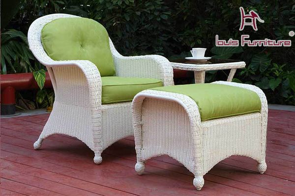 

the high-end garden style outdoor rattan chair sofa single modern fashion