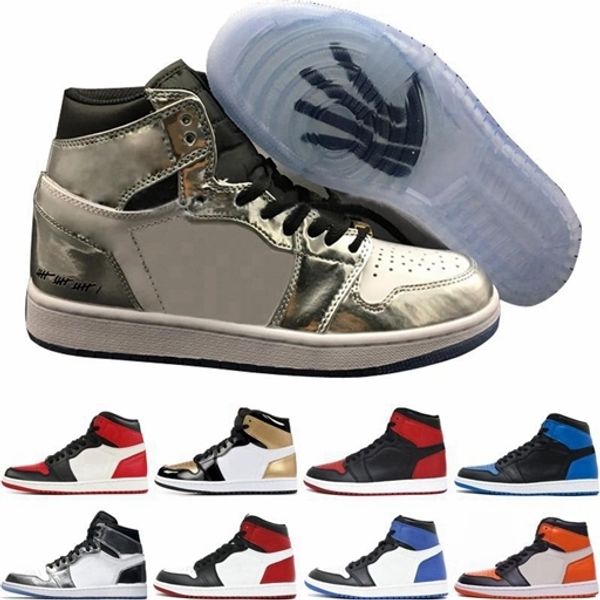 

classic jumpman 1 banned bred toe chicago og 1s game royal blue shadow mens basketball shoes sneakers shattered backboard sports trainers