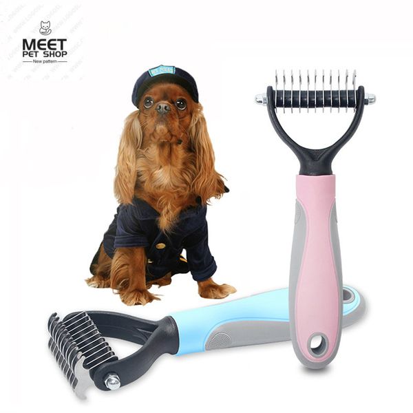 2019 Dog Comb Hair Removal Comb For Dogs Cat Detangler Fur