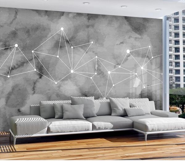 

modern minimalist black and white geometric 3d wallpapers lines abstract grey wallpapers