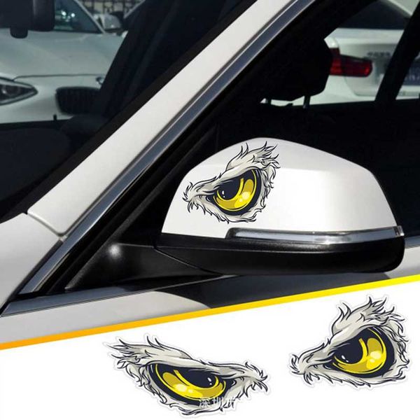 

auto 3d stereo stickers body rearview mirrors decals