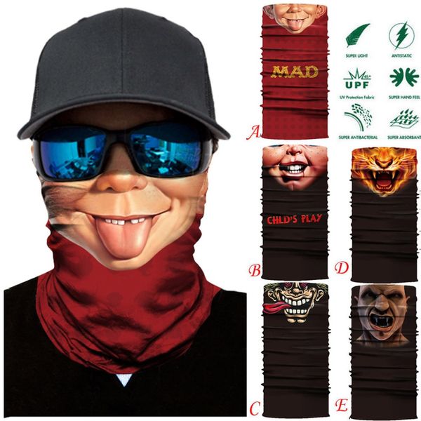 

motorcycle head scarf neck warmer skull face mask ski mask balaclava scary halloween face shield outdoor cycling 2019