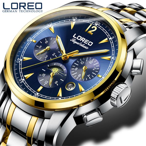 

luxury fashion brand automatic watches fashion new men's watches auto mechanical watch 50m waterproof sapphire glass relogio, Slivery;brown