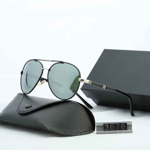 

2020 new classic toad mirror polarized sunglasses material: stainless steel frame, polaroid hd polarized lens, spring leg model: 3676