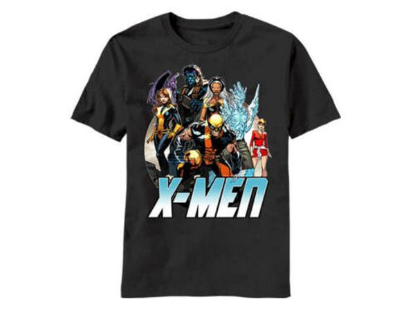 

marvel x-men locked hedron mens black t-shirt print t shirt men tee, White;black