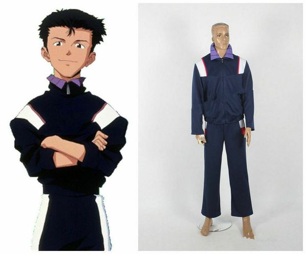 

neon genesis evangelion toji suzahara cosplay costume, Black;red
