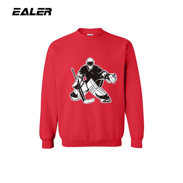 

coldoutdoor men red sports sweater coat fitness comprehensive training gym sweatshirt with logo for ice hockey fans, White;black